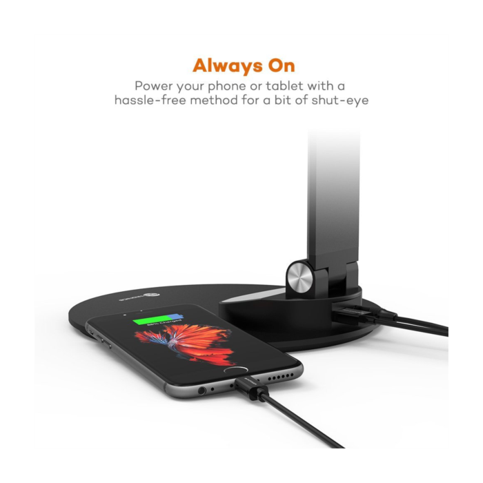 TaoTronics Minimalist LED table lamp black TT-DL19