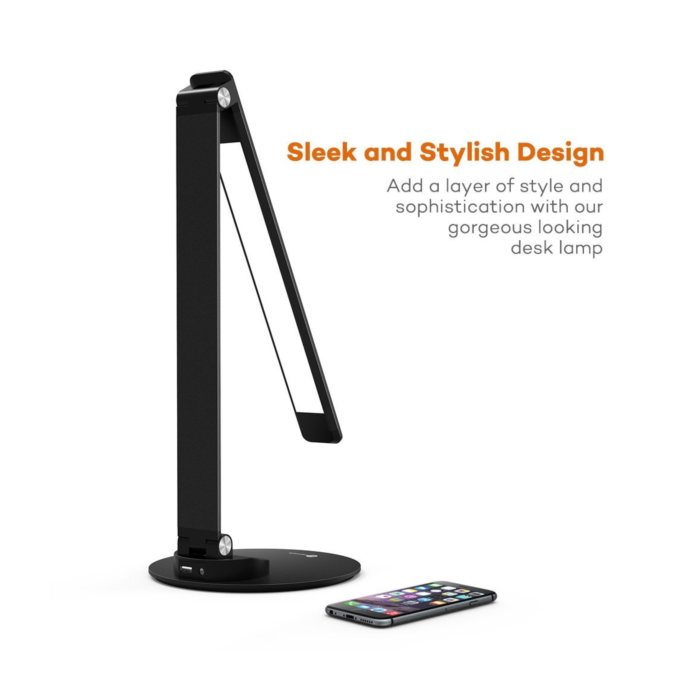 TaoTronics Minimalist LED table lamp black TT-DL19