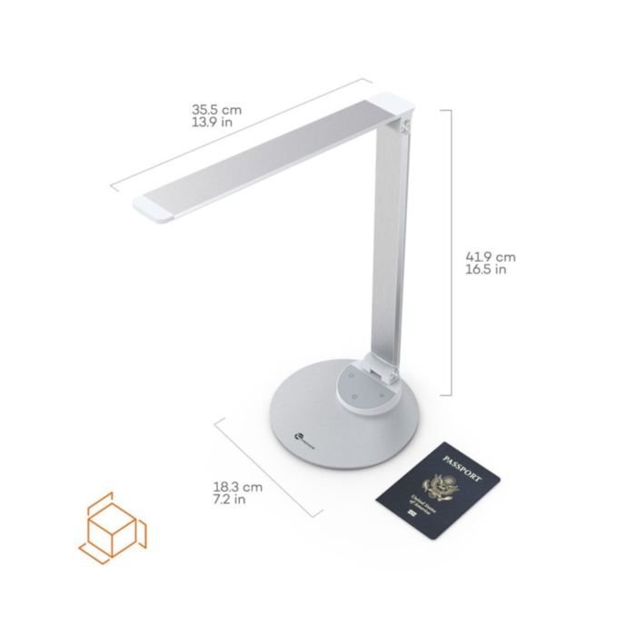 TaoTronics Minimalist LED table lamp silver TT-DL19