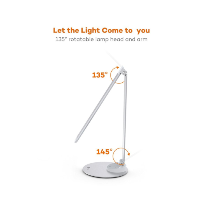 TaoTronics Minimalist LED table lamp silver TT-DL19