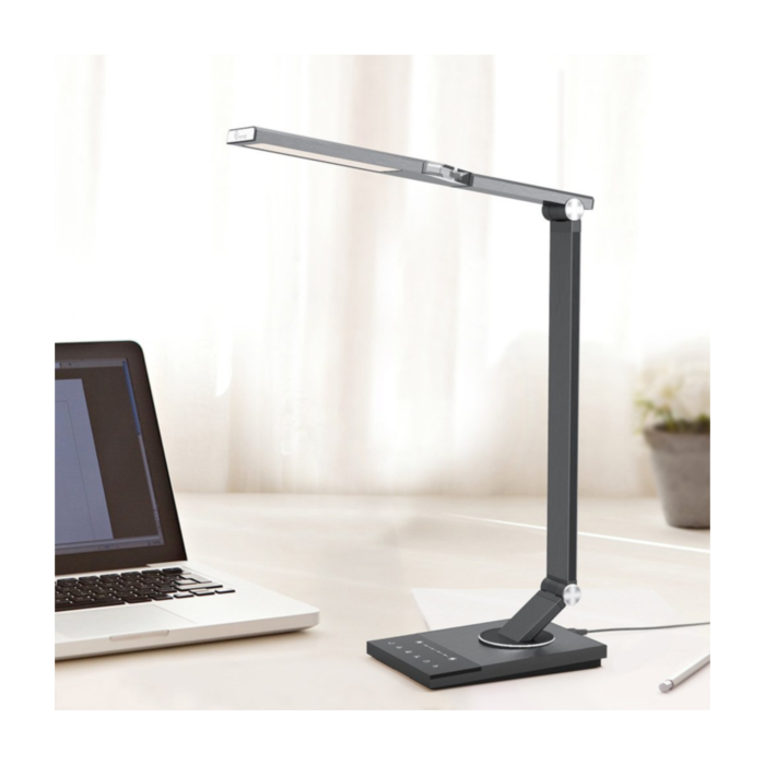 TaoTronics touch control Iron Gray LED table lamp TT-DL16