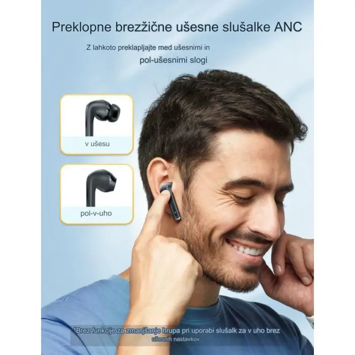 TaoTronics Wireless headphones BH1118 white - TT-BH1118_W