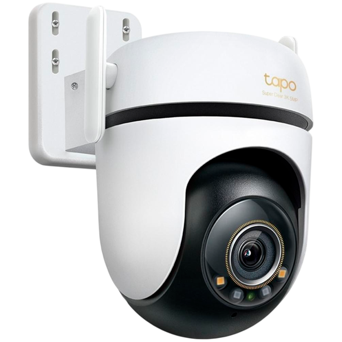 TAPO C530WS Outdoor Pan/Tilt Security Wi-Fi Camera, 3K 5MP (2880x1620), 2.4 GHz, 2 Ext. Antennas, 1 Eth. Port, Pan/Tilt, Starlight Colour Night Vision, Smart AI Detection and Notif., Sound and Light A
