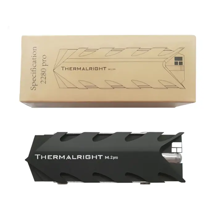 Thermalright M.2 2280 Pro SSD Heat Sink, 8 mm Heatpipe, High Performance Double Side Thermal Pad