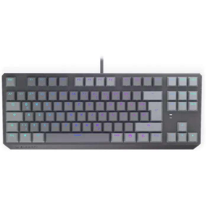 Thock V2 TKL (gray, DE layout, ENDORFY Red)