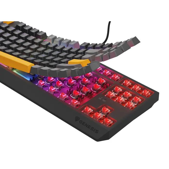 THOR 230 | Mechanical Gaming Keyboard | Wired | US | Anchor Gray Positive | USB Type-A | Outemu Red