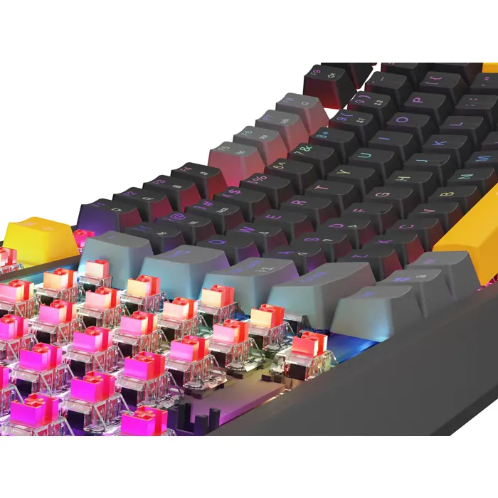 THOR 230 | Mechanical Gaming Keyboard | Wired | US | Anchor Gray Positive | USB Type-A | Outemu Red