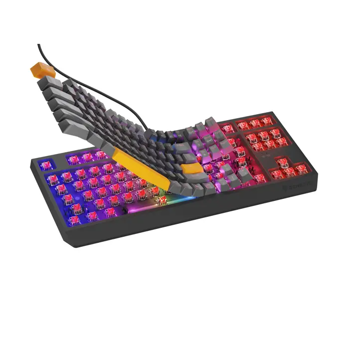 THOR 230 | Mechanical Gaming Keyboard | Wired | US | Anchor Gray Positive | USB Type-A | Outemu Red