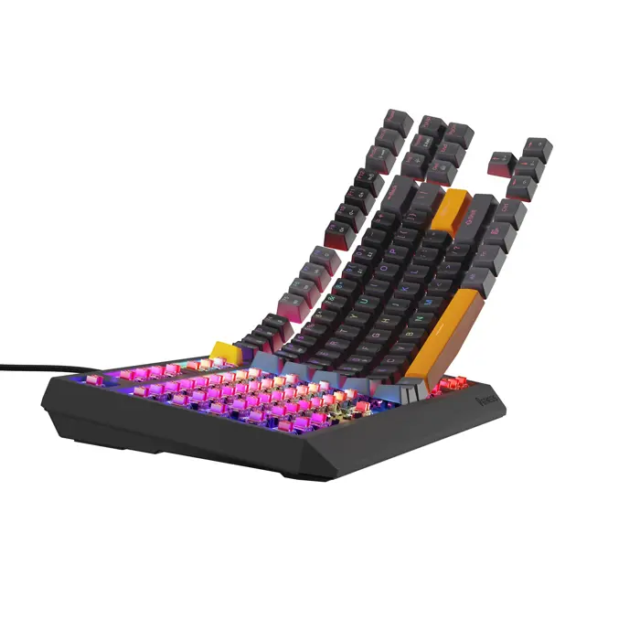 THOR 230 | Mechanical Gaming Keyboard | Wired | US | Anchor Gray Positive | USB Type-A | Outemu Red