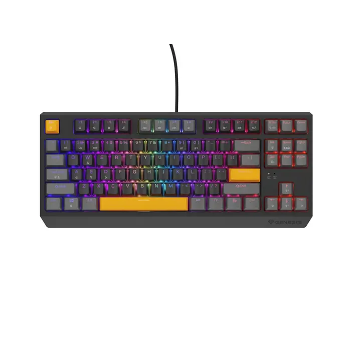 THOR 230 | Mechanical Gaming Keyboard | Wired | US | Anchor Gray Positive | USB Type-A | Outemu Red