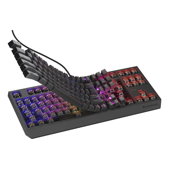 THOR 230 | Mechanical Gaming Keyboard | Wired | US | Black | USB Type-A | Outemu Brown