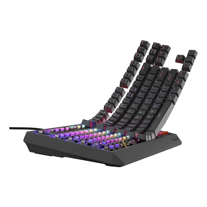 THOR 230 | Mechanical Gaming Keyboard | Wired | US | Black | USB Type-A | Outemu Brown