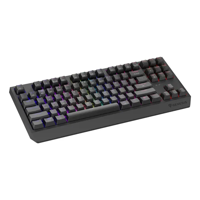 THOR 230 | Mechanical Gaming Keyboard | Wireless | US | Black | 2.4 GHz, Bluetooth, USB | Outemu Silent Lemon