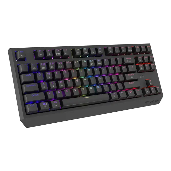 THOR 230 | Mechanical Gaming Keyboard | Wireless | US | Black | 2.4 GHz, Bluetooth, USB | Outemu Silent Lemon