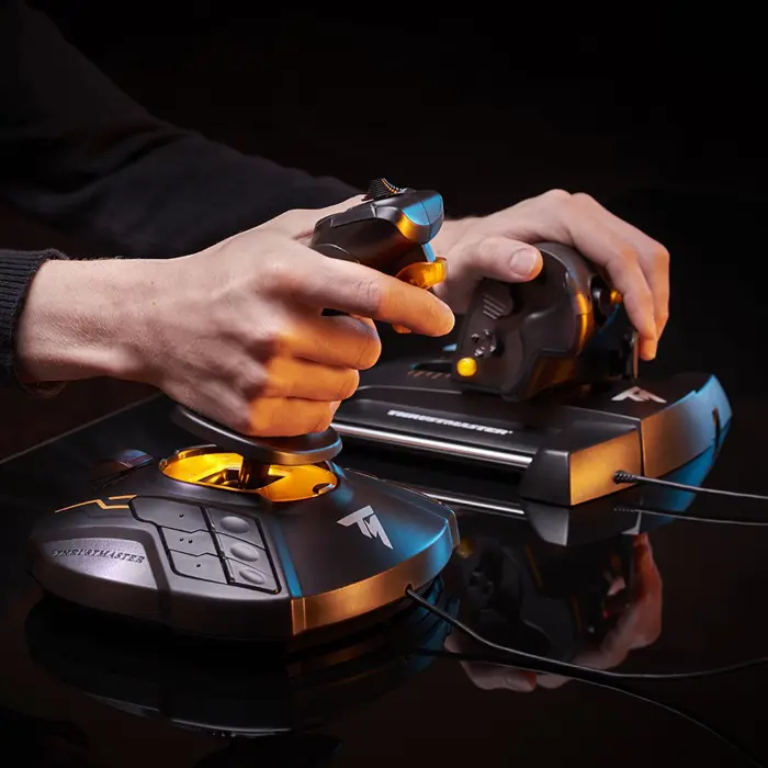 Thrustmaster T-16000M FCS Flight Pack Black USB Joystick Analogue / Digital MAC, PC