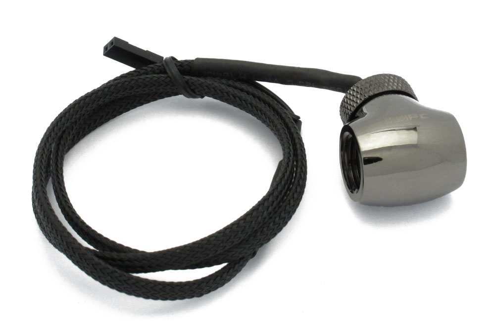 XSPC G1/4" Inline 10k Sensor - blackes Chrom-5060175584298