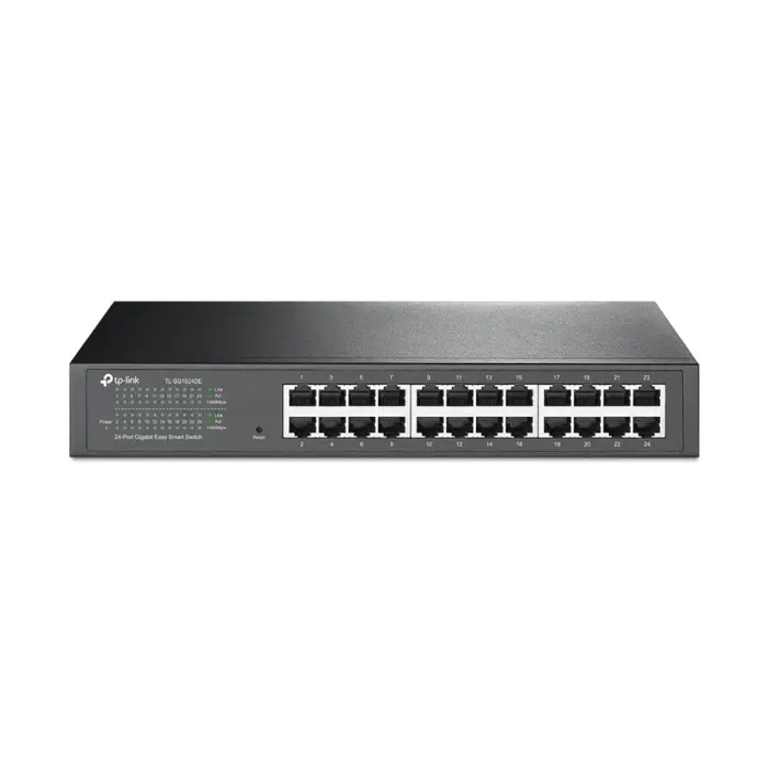 TP-Link 24-port Gigabit Easy Smart preklopnik (Switch), 24×10/100/1000M RJ45 ports, 1U 13"