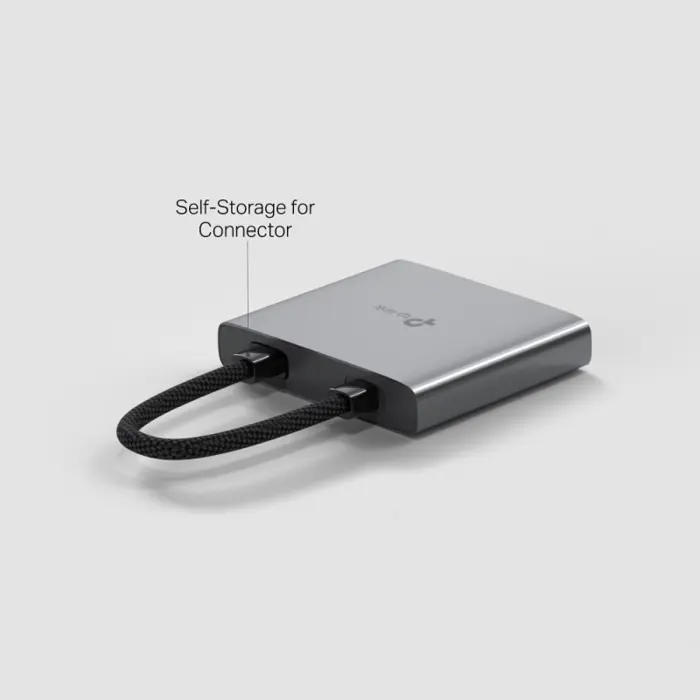 TP-Link 3-portni USB-C HUB 1xUSB-A, 1xUSB-C PD, 1x HDMI 4K 60Hz, crni
