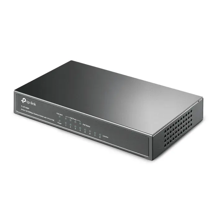 TP-LINK 8-Port 10 / 100Mbps desktop switch with 4 PoE ports