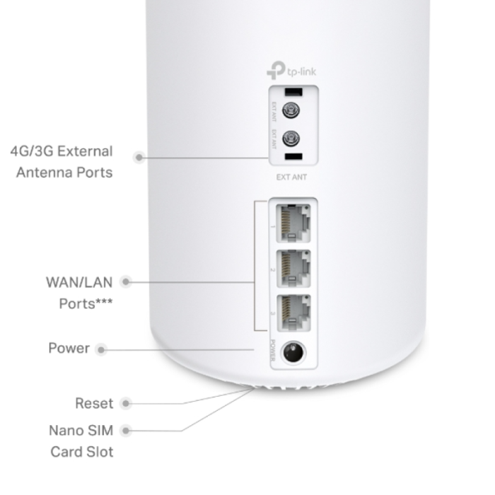 TP-LINK Deco X10-4G (1 pack) home Mesh 4G+ WiFi 6