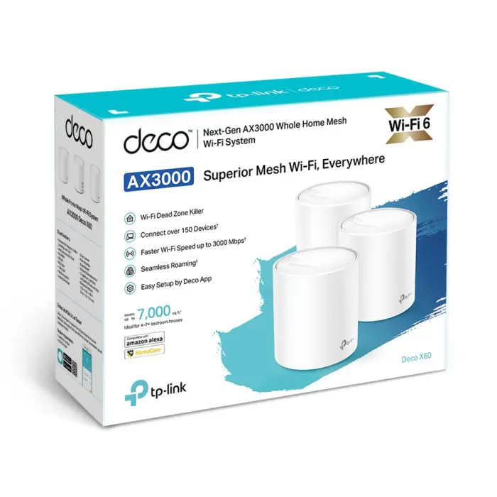 TP-Link Deco X60 (3 pack) home Mesh Wifi system
