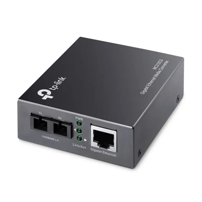 TP-Link Gigabit optički pretvarač 1000M RJ45 u 1000M single-mode SC, Full-duplex, do 15Km