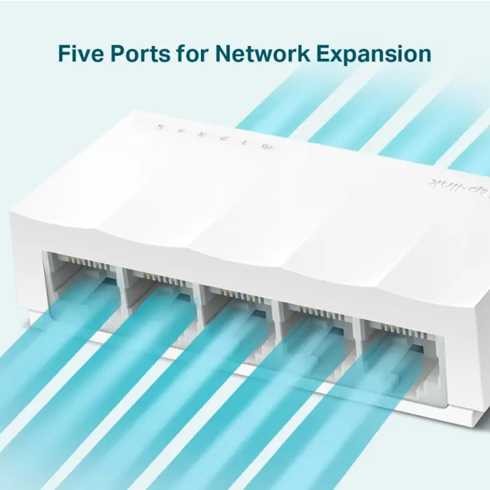 TP Link LS1005 5-Port 10/100Mbps Desktop Network preklopnik (Switch)