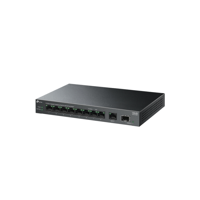 TP-LINK LS1210GP 10-port Gigabit network switch / switch with 8-Port PoE+