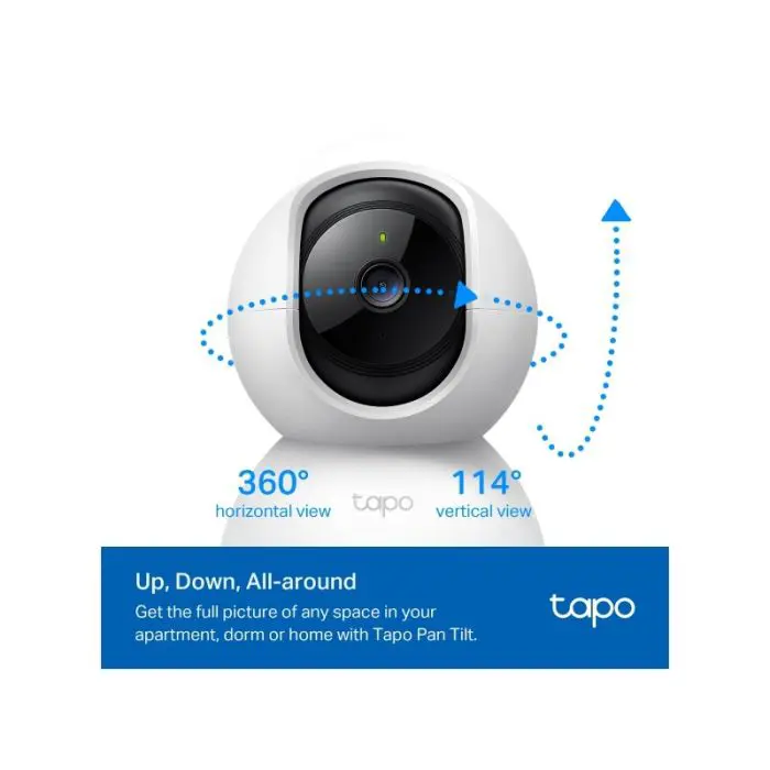 TP-LINK Tapo C210P2 2k 3MP 2304 x 1296 Pan/Tilt WiFi Security Camera