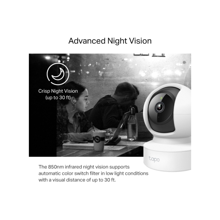 TP-LINK Tapo C212 2k 3MP Pan/Tilt WiFi security camera