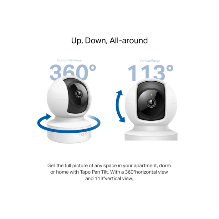 TP-LINK Tapo C212 2k 3MP Pan/Tilt WiFi security camera