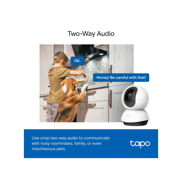 TP-LINK Tapo C220 2k 4MP QHD WiFi Pan/Tilt Security Camera