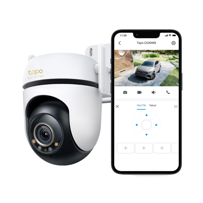 TP-LINK Tapo C530WS 3K 5MP 360° Pan/Tilt zunanja Wi-Fi varnostna kamera