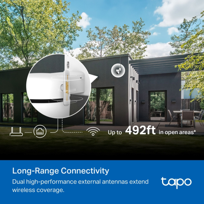 TP-LINK Tapo C530WS 3K 5MP 360° Pan/Tilt zunanja Wi-Fi varnostna kamera