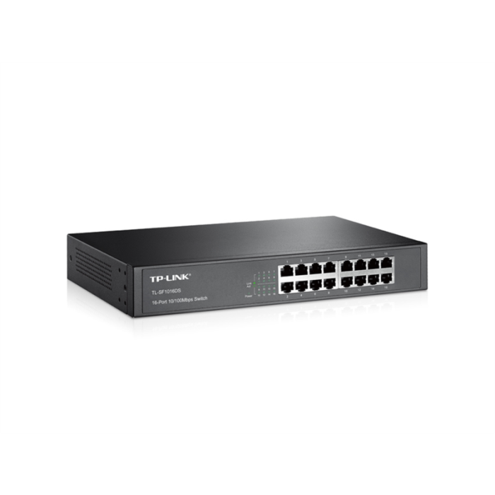 TP-LINK TL-SF1016DS 16 Port 100Mbps Rackmount network switch