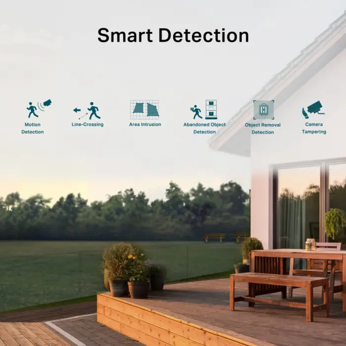 TP-Link vanjska IP Dome kamera, H.265+ video, 3MP, 2.8mm leća, RJ45, PoE, Night Vision, detekcija pokreta, vodootporna IP67, VIGI app
