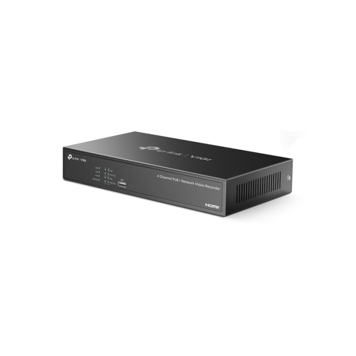 TP-LINK VIGI 4-channel PoE+ network video recorder 24/7