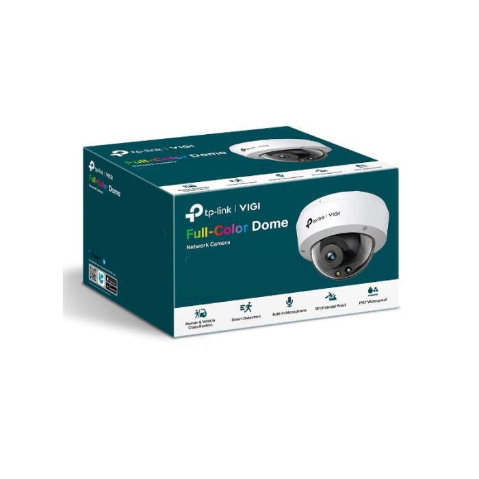 TP-LINK VIGI 4MP Full-Color Dome Network Camera (up to 2560 × 1440 H.265+ 30fps)