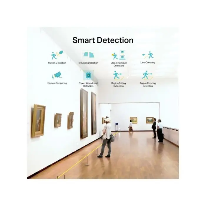 TP-LINK VIGI 4MP Full-Color Wi-Fi Turret Network Camera (up to 2560X1440 H.265+ 30fps)