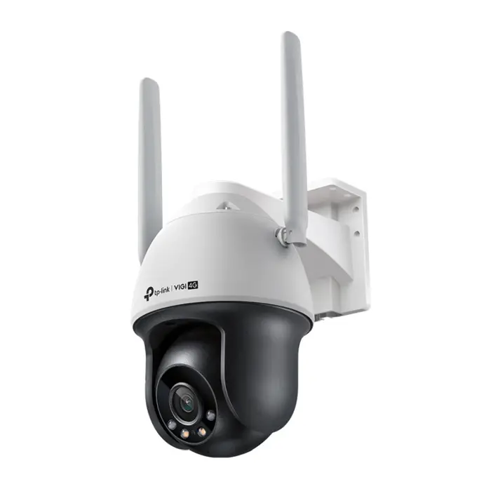 TP-Link VIGI 4MP Outdoor Full-Color 4G Pan/Tilt kamera, Max res. 2560x1440, 4MP, H.265+, 24h Full-Color, 2-way audio, IP66