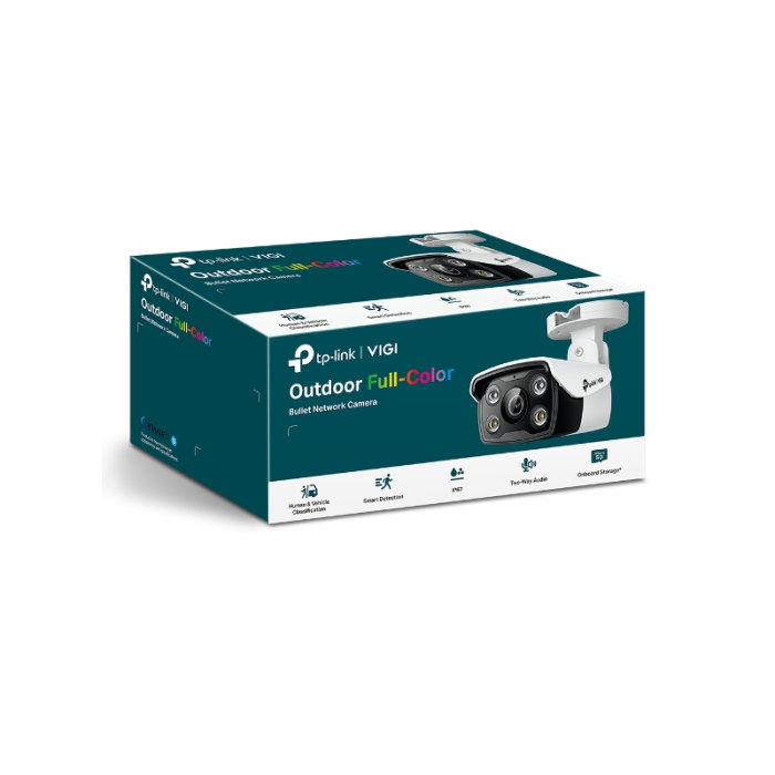TP-LINK VIGI 4MP Outdoor Full-Color Bullet Network Camera (up to 2560 × 1440 H.265+ 30fps)