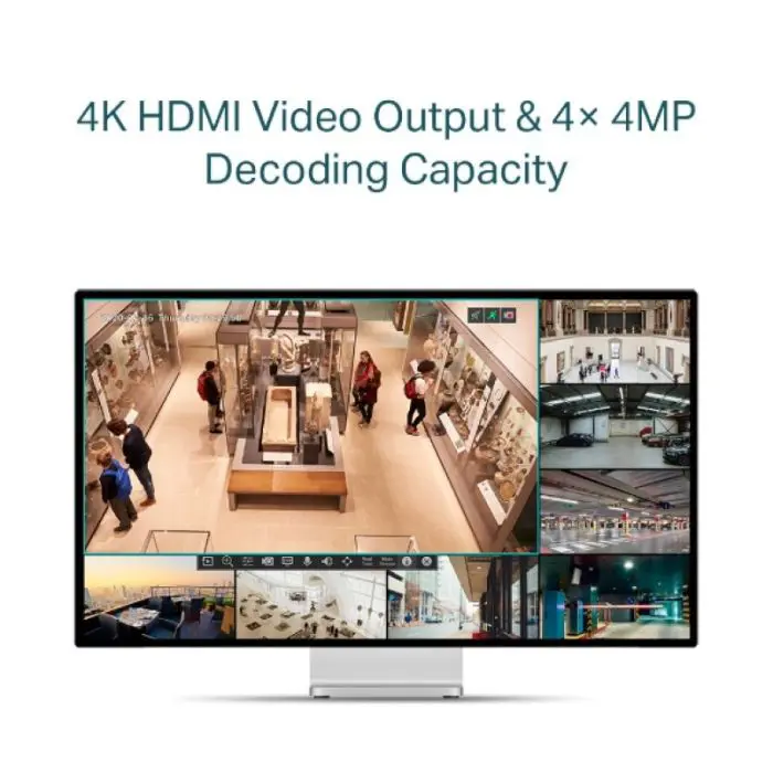 TP-LINK VIGI 8-channel network video recorder PoE+