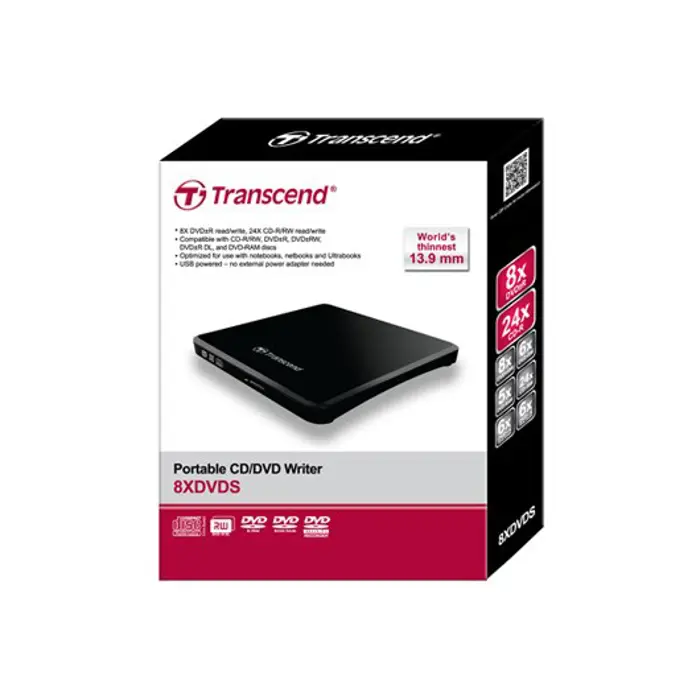 Transcend TS8XDVDS-K DVD±R/RW