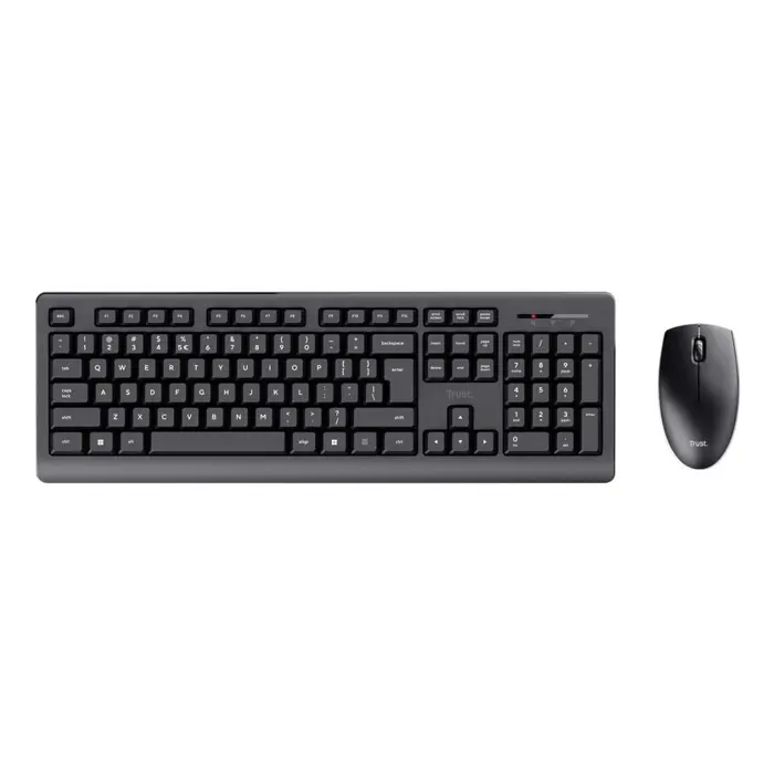 Trust Primo keyboard Mouse included Universal RF Wireless QWERTY US English Black