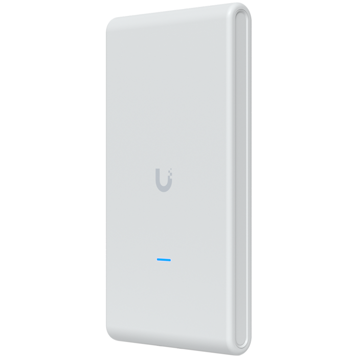 Ubiquiti U6-Mesh-Pro-EU Indoor/outdoor WiFi 6 AP with 4 spatial streams, an integrated super antenna, and a gigabit passthrough port
