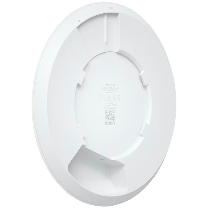 Ubiquiti UniFi U7-LR Long-Range Compact, ceiling-mount WiFi 7 AP with 5 spatial streams and extended signal range