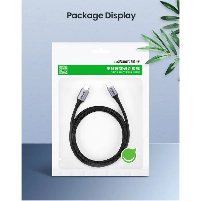 Ugreen 100W PD cable USB-C 2m - polybag