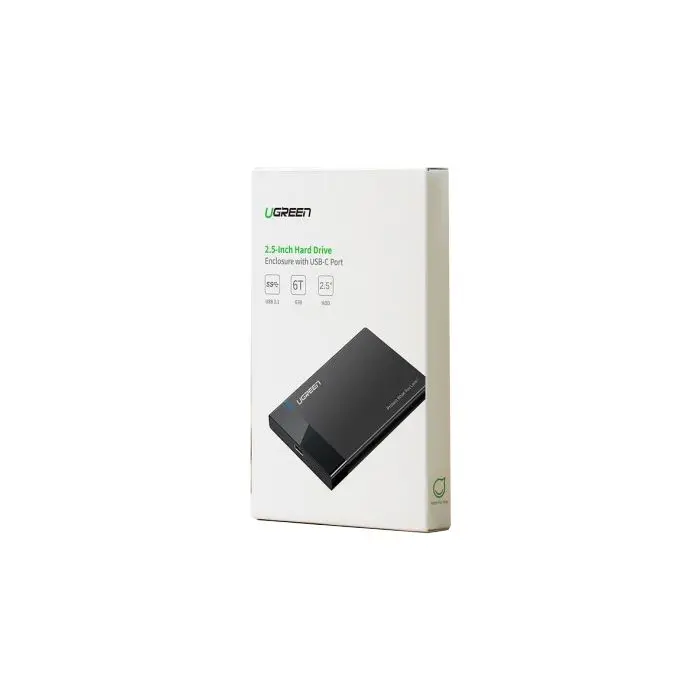 Ugreen 2.5 HDD case USB-C input black - box
