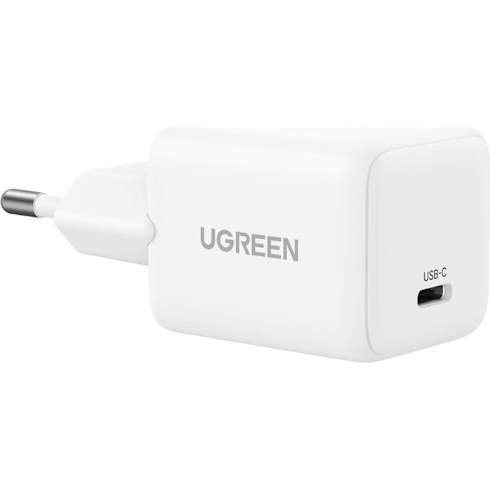 Ugreen 30W USB-C GaN hitri polnilec - bel
