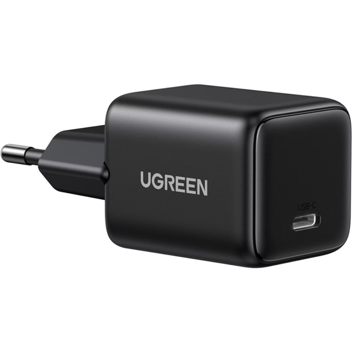 Ugreen 30W USB-C GaN hitri polnilec - črn